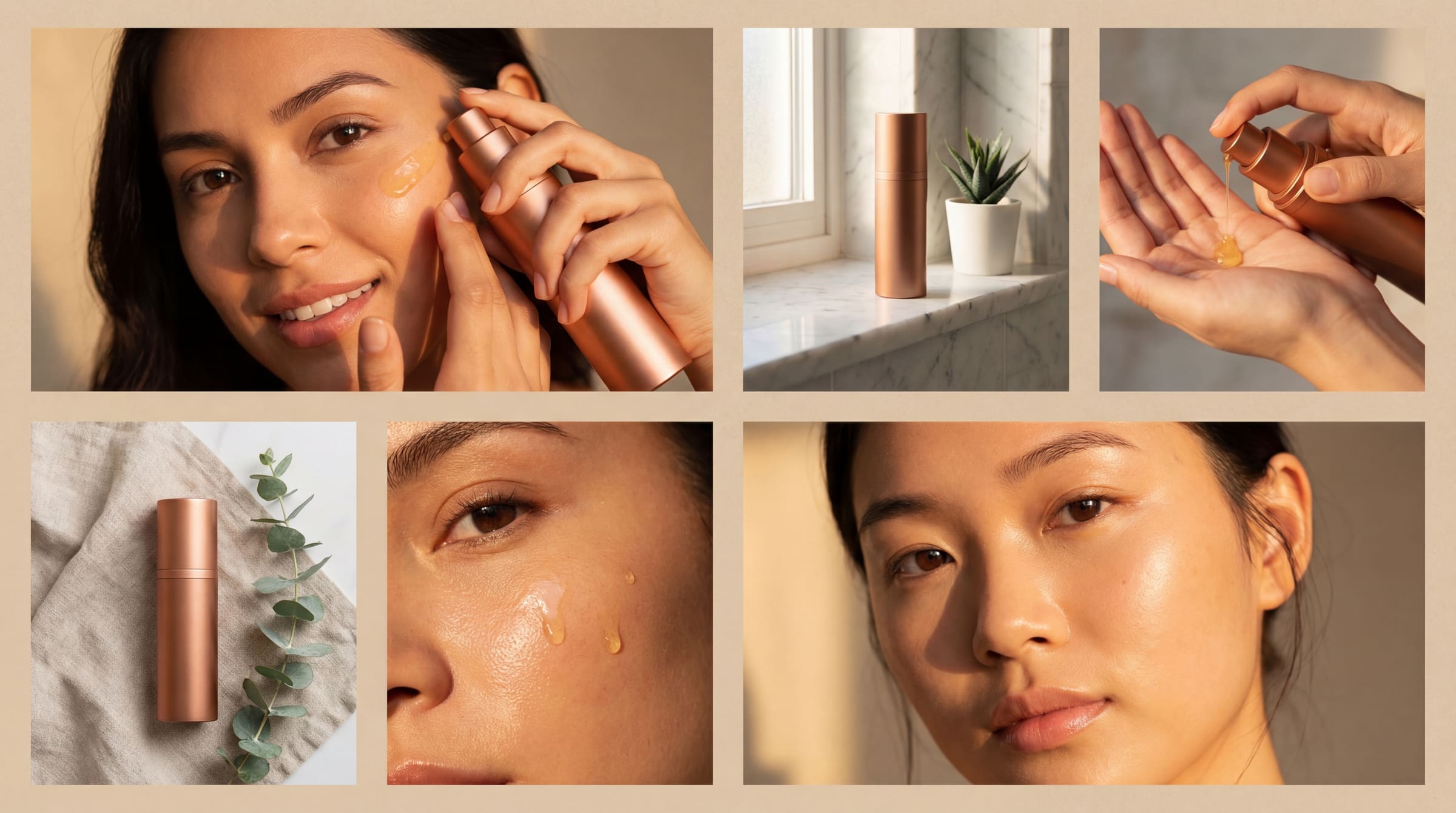 The Ultimate Dermal Protocol — SIGNAL 01 application, product shots, and results